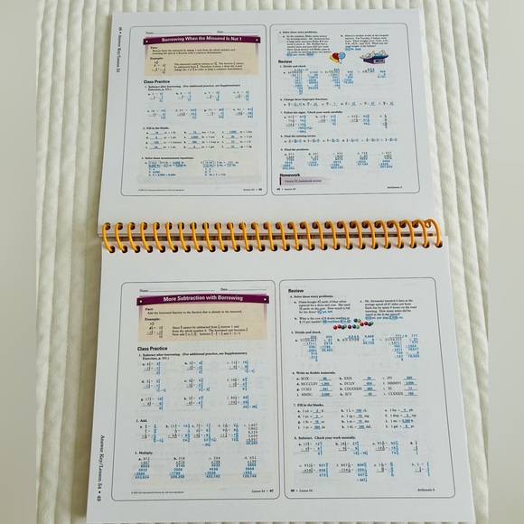 Abeka Arithmetic Work-Text Answer Key 5th Grade - Picture 2 of 2